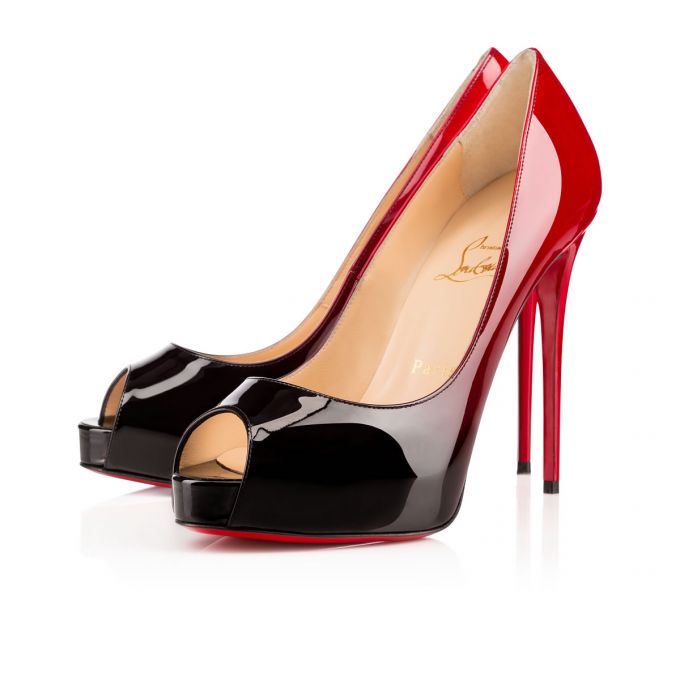 Zapatos De Plataforma New Very Prive Christian Louboutin Mujer - Negros/Rojos - 1180255I428